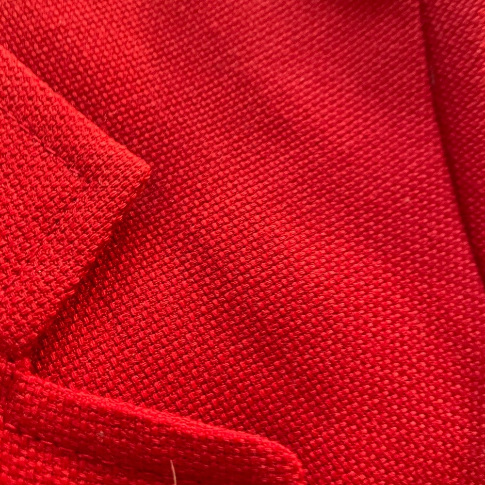 Lacoste vintage vibrant red twill blazer. No size or fabric content. Gorgeous. - Picture 14 of 14